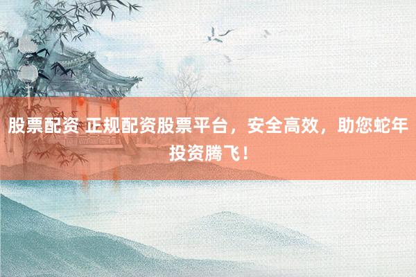 股票配资 正规配资股票平台，安全高效，助您蛇年投资腾飞！