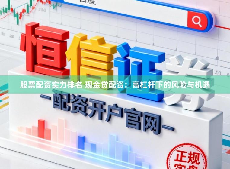 股票配资实力排名 现金贷配资：高杠杆下的风险与机遇