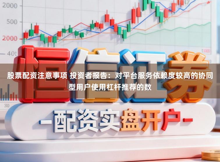 股票配资注意事项 投资者报告：对平台服务依赖度较高的协同型用户使用杠杆推荐的数